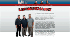 Desktop Screenshot of lastmountainboys.com