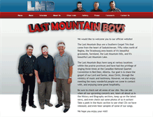 Tablet Screenshot of lastmountainboys.com